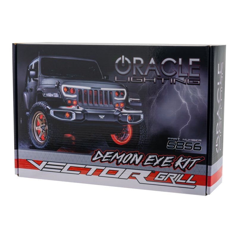 Oracle VECTOR Grille Demon Eye Projector Conversion Kit - ColorSHIFT w/o Controller-Headlights-ORACLE Lighting