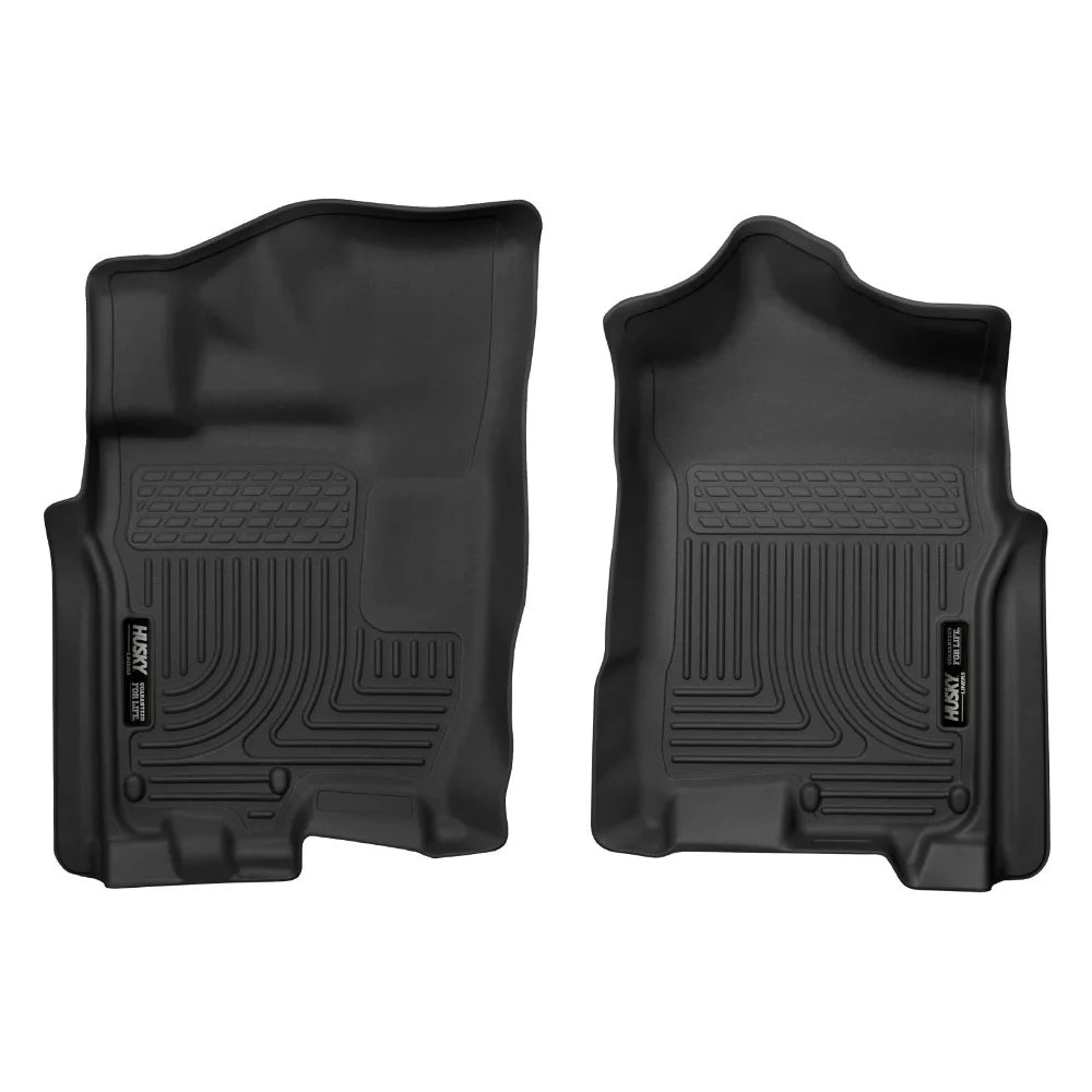 Husky Liners 17-24 Nissan Titan Crew Cab/16-24 Titan XD Crew Cab X-Act Front Floor Liner Set Black - Husky Liners HSL55451
