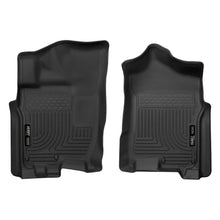 Load image into Gallery viewer, Husky Liners 17-24 Nissan Titan Crew Cab/16-24 Titan XD Crew Cab X-Act Front Floor Liner Set Black - Husky Liners HSL55451