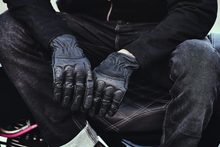 Load image into Gallery viewer, SAS878616-Speed and Strength Rust and Redemption Leather Gloves Black - Small-Gloves-Speed and Strength