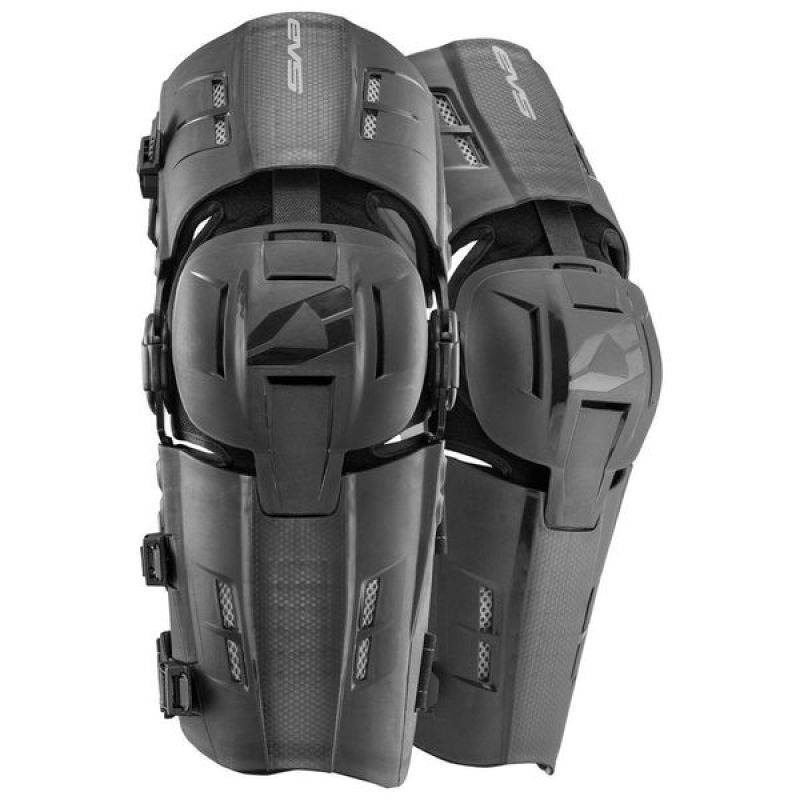 EVS RS9 Knee Brace Black Pair - Small-Body Protection-EVS