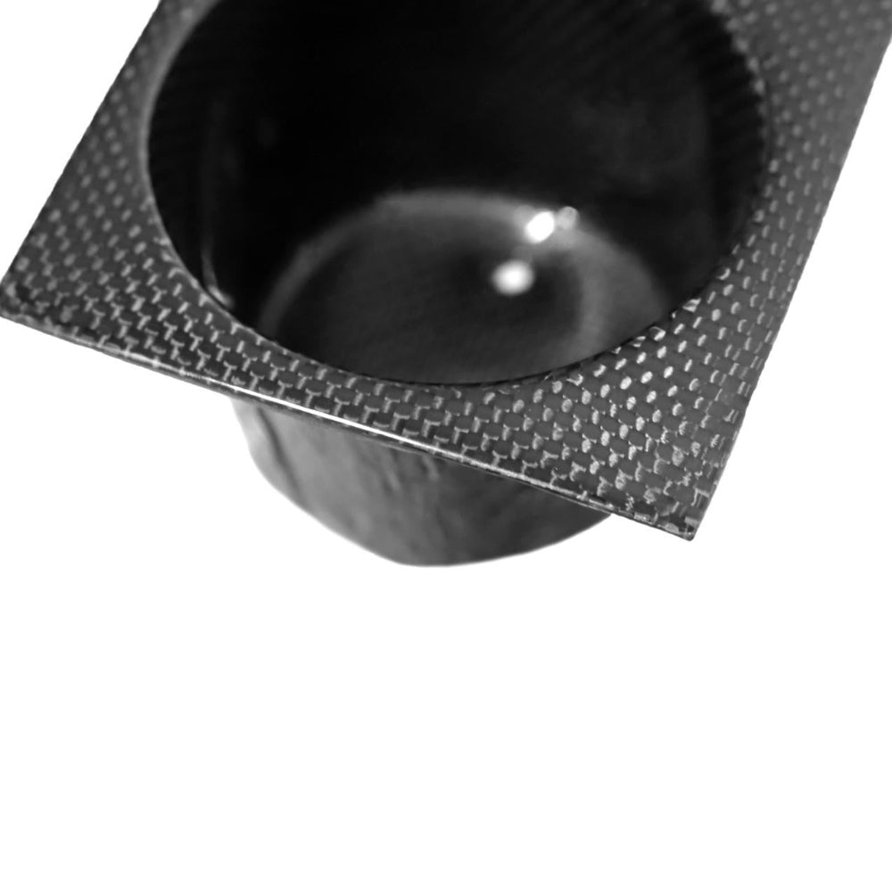 FS-CF-FER-CH-F430-Carbon Fiber Cup Holder Insert - Ferrari F430-Dash & Interior Trim-Fabspeed Carbon