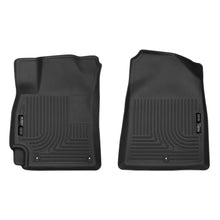 Load image into Gallery viewer, Husky Liners 17-18 Hyundai Elantra X-Act Contour Black Front Floor Liners - Husky Liners HSL52191
