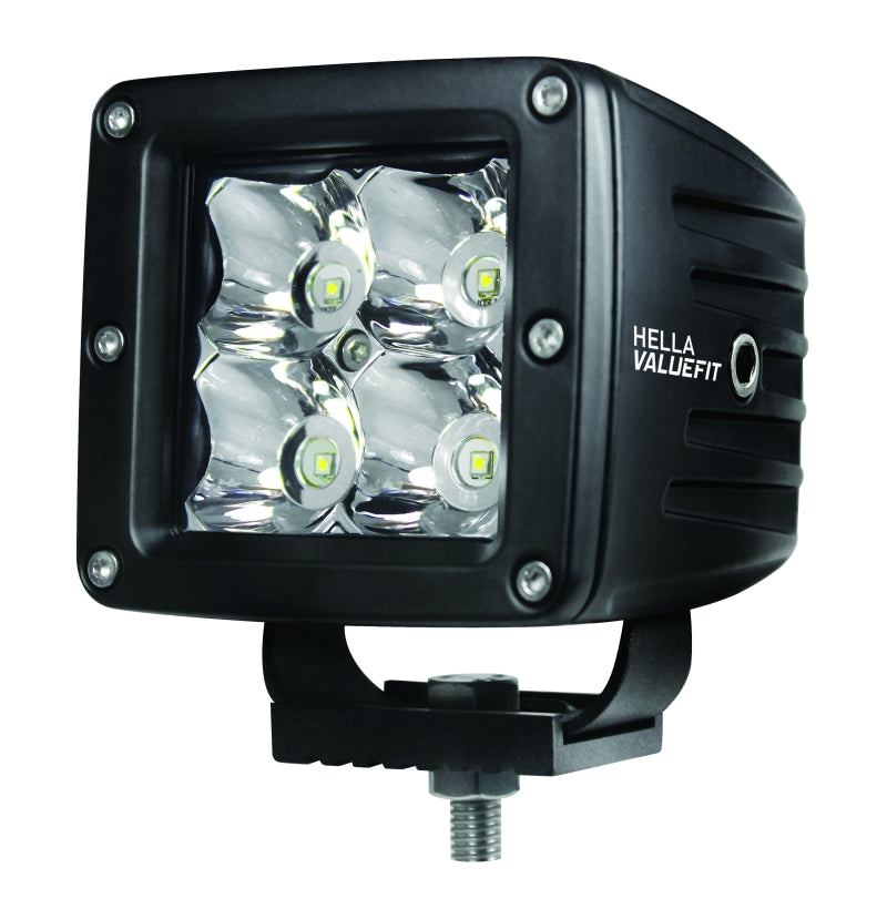 Hella HVF Cube 4 LED Off Road Kit - 3.1in 2X12W-Light Bars & Cubes-Hella