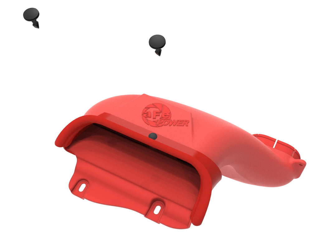 aFe aFe Rapid Induction Dynamic Air Scoop 2021+ Ford F-150V6/V8 - Red