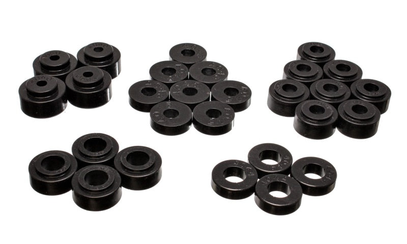 Energy Suspension Gm Body Mount Set - Black-Bushing Kits-Energy Suspension