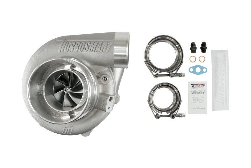 TURTS-2-6466B-VB082E-Turbosmart Water Cooled 6466 V-Band Inlet/Outlet A/R 0.82 External Wastegate TS-2 Turbocharger-Turbochargers-Turbosmart