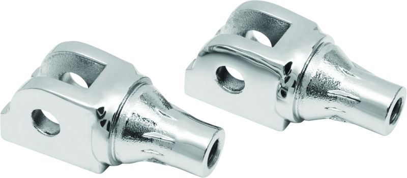 KUR8947-Kuryakyn Taper Driver Peg Adaptor Chrome-Footpegs-Kuryakyn