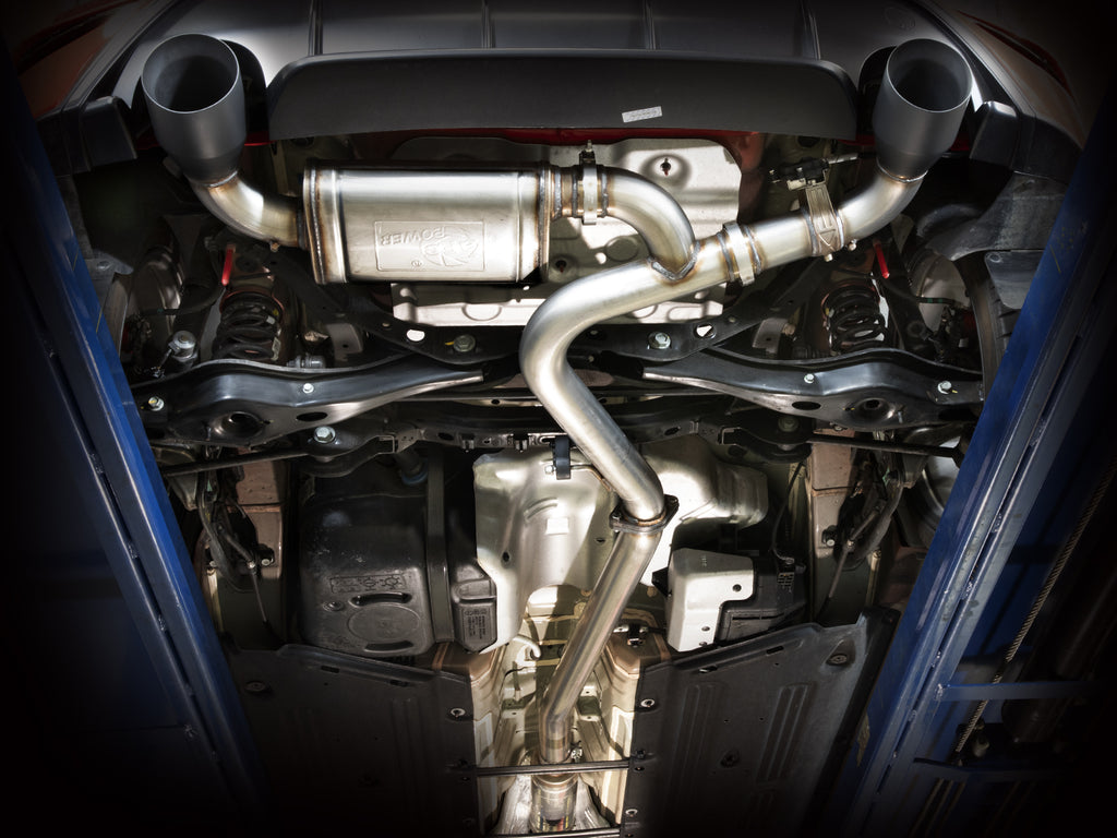 aFe aFe 22-23 Hyundai Kona N L4 2.0L(t) Takeda 3in 304 SS Cat-Back Exhaust System w/ Black Tips