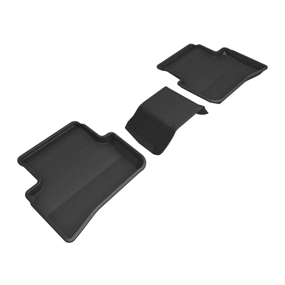 3D MAXpider 2023 Toyota GR Corolla Hatchback (Not Fit Morizo Trim) Kagu 2nd Row Floormats - Black - 3D MAXpider ACEL1TY295215