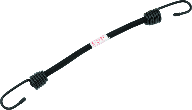 BKM100112-BikeMaster Bungee 12in Heavy Duty 2 Hook Black-Cargo Tie-Downs-Bike Master