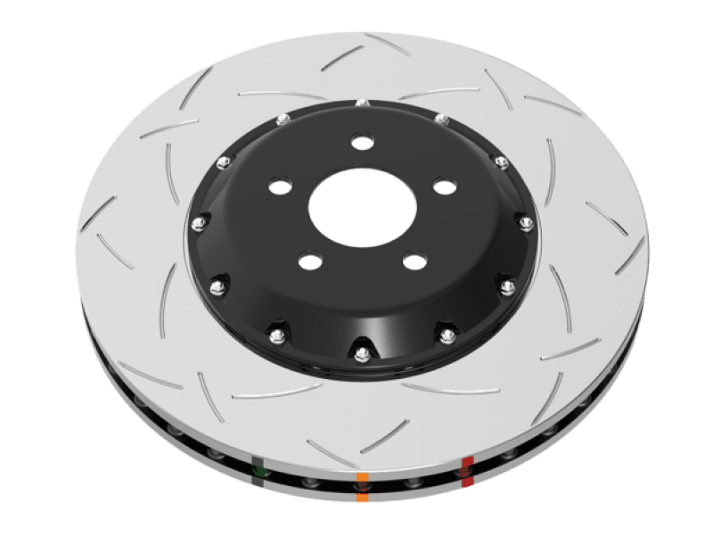 DBA-DBA 2021+ Dodge Challenger Hellcat 5000 Series 2-Piece T3 Slotted Front Brake Rotor w/M6 Nuts