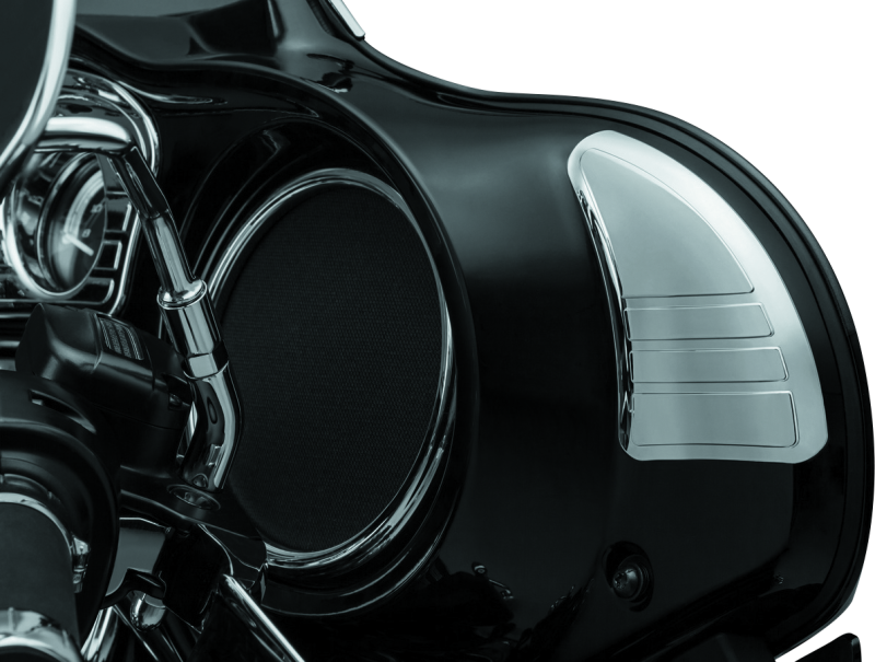 KUR6978-Kuryakyn Tri-Line Inner Fairing Cover Chrome-Exterior Trim-Kuryakyn