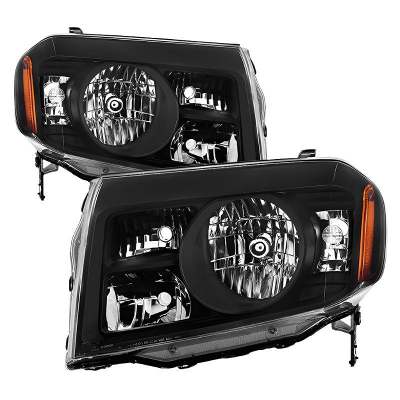 SPY9035371-xTune Honda Pilot 2009-2011 OEM Style Headlights - Black HD-JH-HPIL09-AM-BK-Headlights-SPYDER