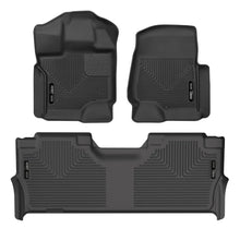 Load image into Gallery viewer, Husky Liners 17-19 F-250/F-350/F-450 Crew Cab Weatherbeater Black Front &amp; 2nd Seat Floor Liners - Husky Liners HSL94061