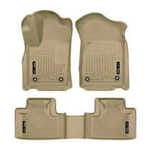 Load image into Gallery viewer, Husky Liners 16-22 Dodge Durango Weatherbeater Tan Front &amp; 2nd Seat Floor Liners - Husky Liners HSL99153
