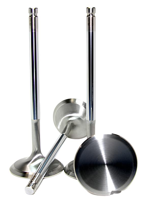 GSC2257-10-GSC P-D Audi DAZA 28mm Head STD 101.8mm Long Chrome Polished Exhaust Valve - Set of 10-Valves-GSC Power Division