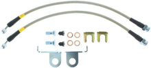 Load image into Gallery viewer, STO950.61023-StopTech Stainless Steel Front Brake Lines 2015 Ford Mustang Base/V6/GT w/ 320mm &amp; 352mm Front Discs-Brake Line Kits-Stoptech