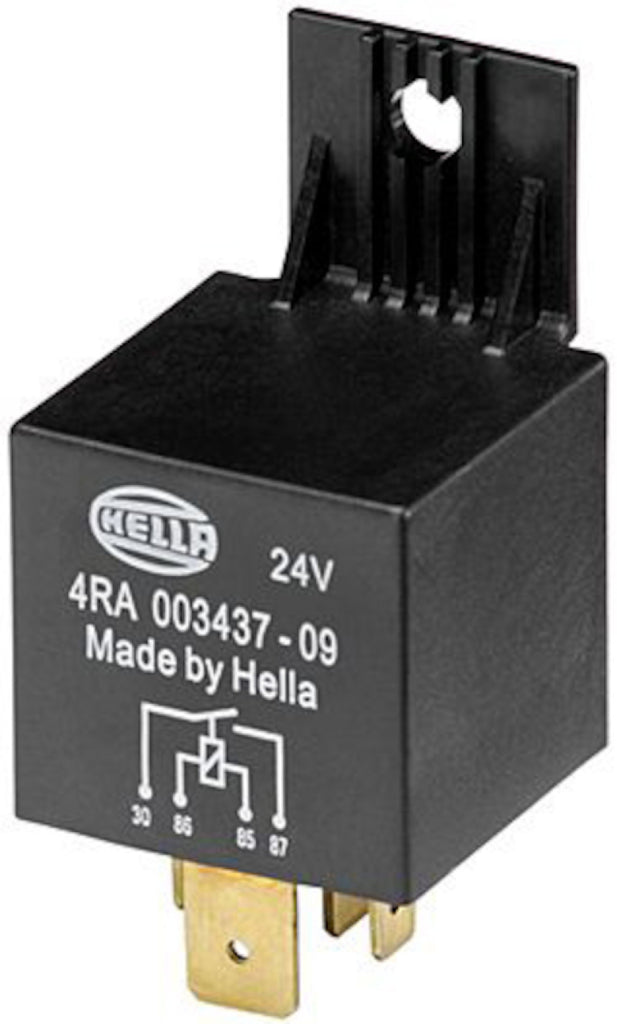Hella Relay 24V 60A Spst Bkt-Light Accessories and Wiring-Hella