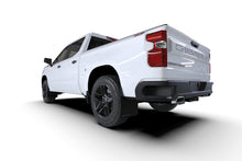 Load image into Gallery viewer, RALMF121-UR-BLK-WH-Rally Armor 19-24 Gen 4 Chevy Silverado 1500 Black UR Mud Flap White Logo-Mud Flaps-Rally Armor