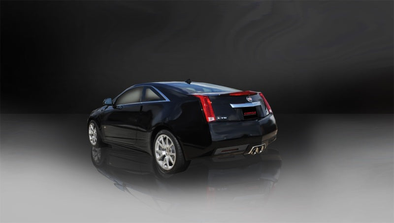 Corsa 11-13 Cadillac CTS Coupe V 6.2L V8 Polished Sport Axle-Back Exhaust-Axle Back-CORSA Performance