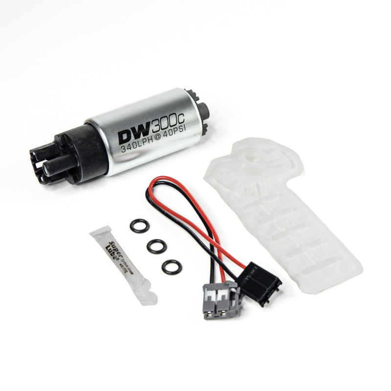 DWK9-307-1061-DeatschWerks 2016+ Infinity Q50 340lph Compact Fuel Pump w/o clips w/ 9-1061 install kit-Fuel Pump Fitment Kits-DeatschWerks
