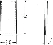 Load image into Gallery viewer, Hella Reflex Reflector Red 8Ra-Light Accessories and Wiring-Hella