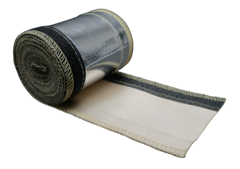 DWK6-02-0006-V20-DeatschWerks 20ft Reflective Heat Protection Sleeving for -6 AN Hose-Thermal Sleeves-DeatschWerks