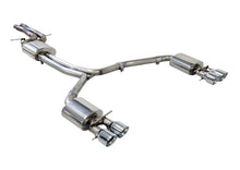Load image into Gallery viewer, AWE3015-42072-AWE Tuning Audi C7.5 A6 3.0T Touring Edition Exhaust - Quad Outlet Chrome Silver Tips-Catback-AWE Tuning