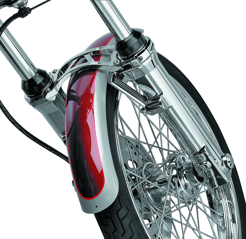 KUR7202-Kuryakyn Fork Skins For 04-Up XL Chrome-Exterior Trim-Kuryakyn