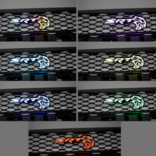 Load image into Gallery viewer, -SRT Hellcat LED Emblem Badge: (Multicolor)-Illuminated Led Logos-RGB Halo Kits
