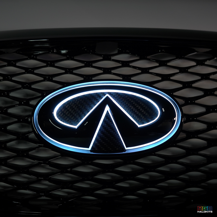 -Infiniti G37/G25 Sedan RGB LED Emblem: (2010-2013)-Illuminated Led Logos-RGB Halo Kits