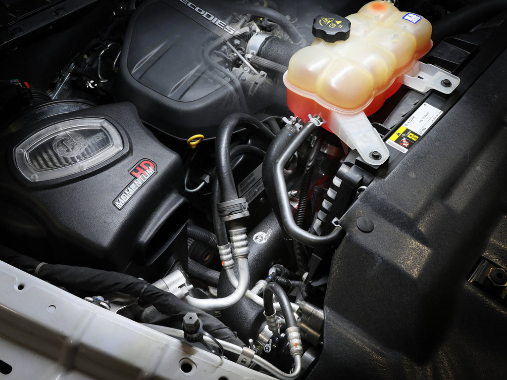 aFe aFe 16-19 RAM 1500 V6 3.0L (TD) BladeRunner 3in Aluminum Hot & Cold Charge Pipe Kit - Black