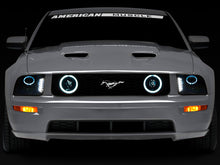 Load image into Gallery viewer, Raxiom 05-09 Ford Mustang w/ Halogen LED Halo Prjctr Headlights-Blk Hsng(Smoked Lens Exclude GT500)-Headlights-Raxiom