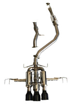 Load image into Gallery viewer, INVHS22CTRFGM3SBL-Invidia 22+ HONDA CIVIC TYPE-R FL5 R400 SINGLE LAYER BLACK TIP CAT-BACK (NON POLISH PIPE)-Catback-Invidia