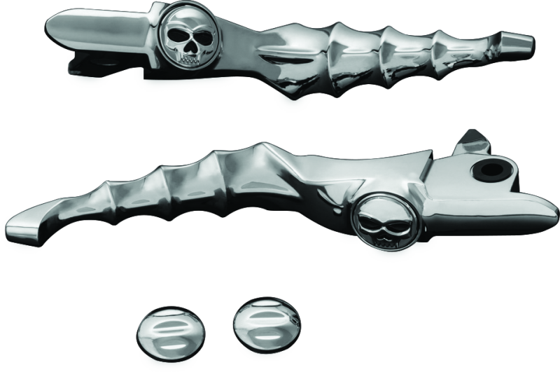 KUR1721-Kuryakyn Zombie Levers 14-16 Touring Chrome-Levers-Kuryakyn