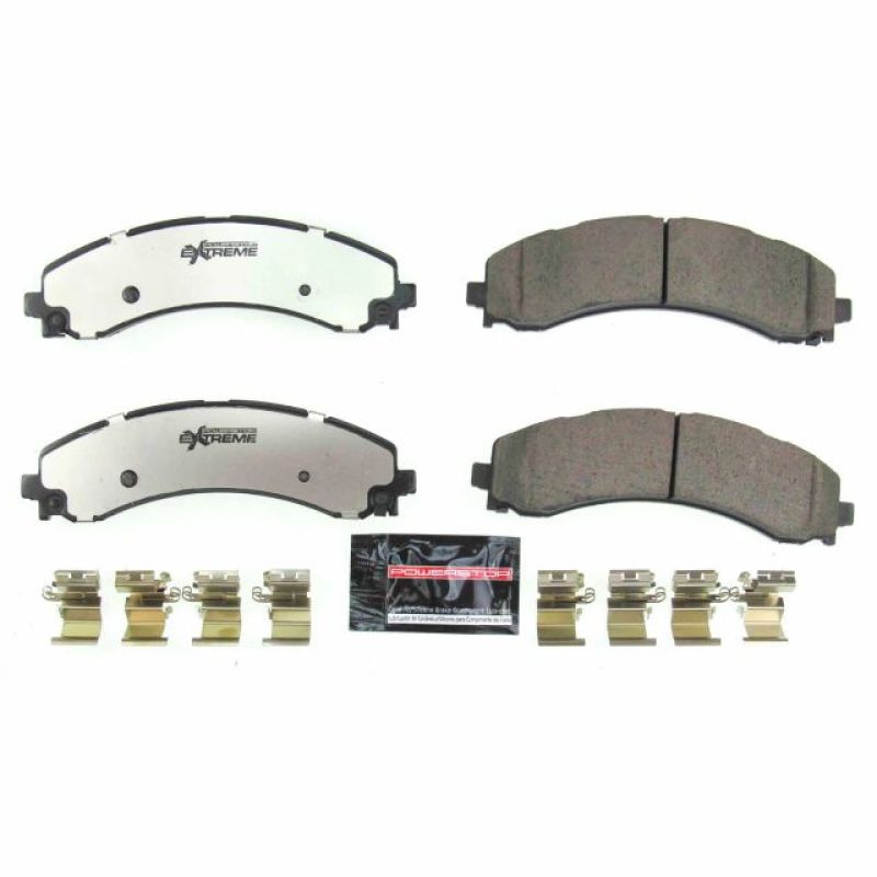 PSBZ36-2224-Power Stop 2019 Ram 3500 Rear Z36 Truck & Tow Brake Pads w/Hardware-Brake Pads - Performance-PowerStop