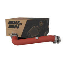 Load image into Gallery viewer, KNN77-1018TWR-K&amp;N 23-24 Toyota GR Corolla L3 1.6L Charge Pipe Kit - Wrinkle Red-Turbo Inlets-K&amp;N Engineering