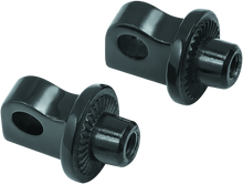 Load image into Gallery viewer, KUR8888-Kuryakyn Splined Peg Adapter Harley-Davidson Male Mount Black-Footpegs-Kuryakyn