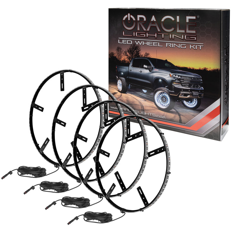 Oracle LED Illuminated Wheel Rings - Double LED - Blue-Light Strip LED-ORACLE Lighting