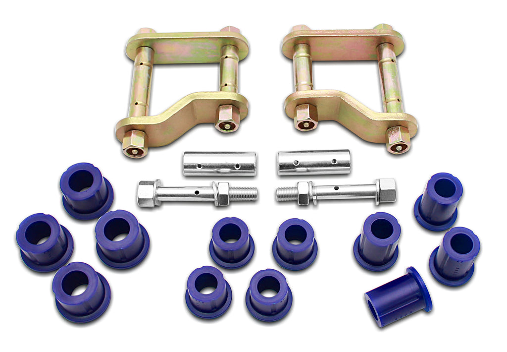 Superpro SuperPro 2005 Nissan Frontier LE Rear Greasable Shackle and Bushing Kit