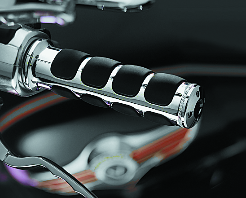KUR6180-Kuryakyn ISO Grips Honda Gold Wing Models Chrome-Grips-Kuryakyn