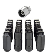 Load image into Gallery viewer, McGard 6 Lug Hex Install Kit w/Locks (Cone Seat Nut) M14X2.0 / 13/16 Hex / 2.25in. Length - Black-Lug Nuts-McGard