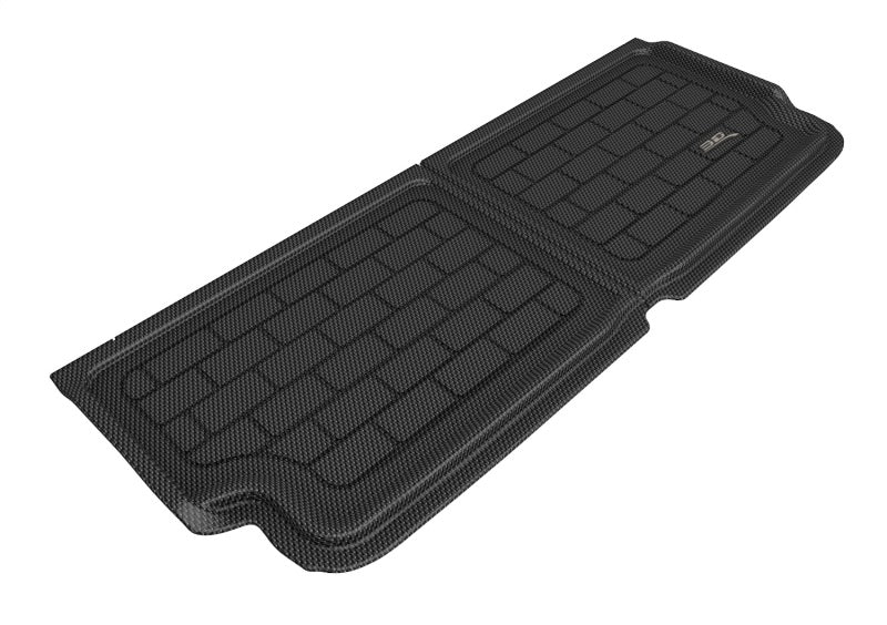 3D MAXpider 16-20 Tesla Model X Behind 3rd Row Kagu Cargo Liner - Black - Black Ops Auto Works