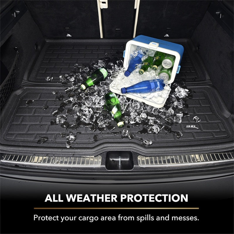 3D MAXpider 18-25 Jeep Wrangler JL(w/o sub) Kagu Cargo Liner - Black 3D MAXpider ACEM1JP0201309