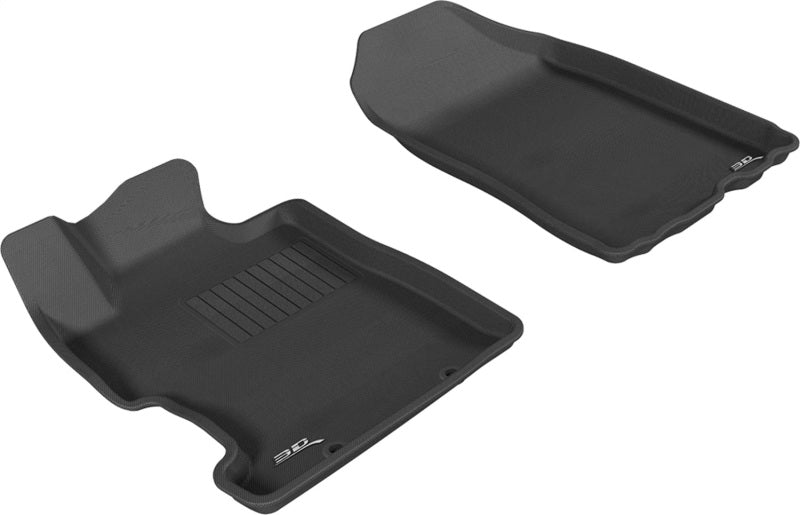 3D MAXpider 2006-2011 Honda Civic Kagu 1st Row Floormat - Black - Black Ops Auto Works