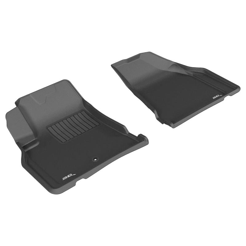 3D MAXpider 2008-2017 Buick/Chevrolet/GMC Enclave/Traverse/Acadia Kagu 1st Row Floormat - Black 3D MAXpider ACEL1BC02211509