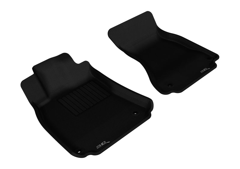 3D MAXpider 2009-2017 Audi A4/S4/RS4/A5/S5 Kagu 1st Row Floormat - Black - Black Ops Auto Works