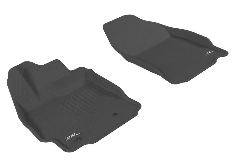 3D MAXpider 2011-2013 Scion TC Kagu 1st Row Floormat - Black - Black Ops Auto Works
