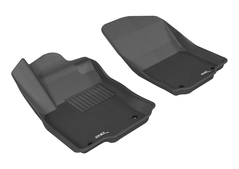 3D MAXpider 2012-2018 Mercedes-Benz GLE-Class/GLS-Class/ML-Class Kagu 1st Row Floormat - Black - Black Ops Auto Works